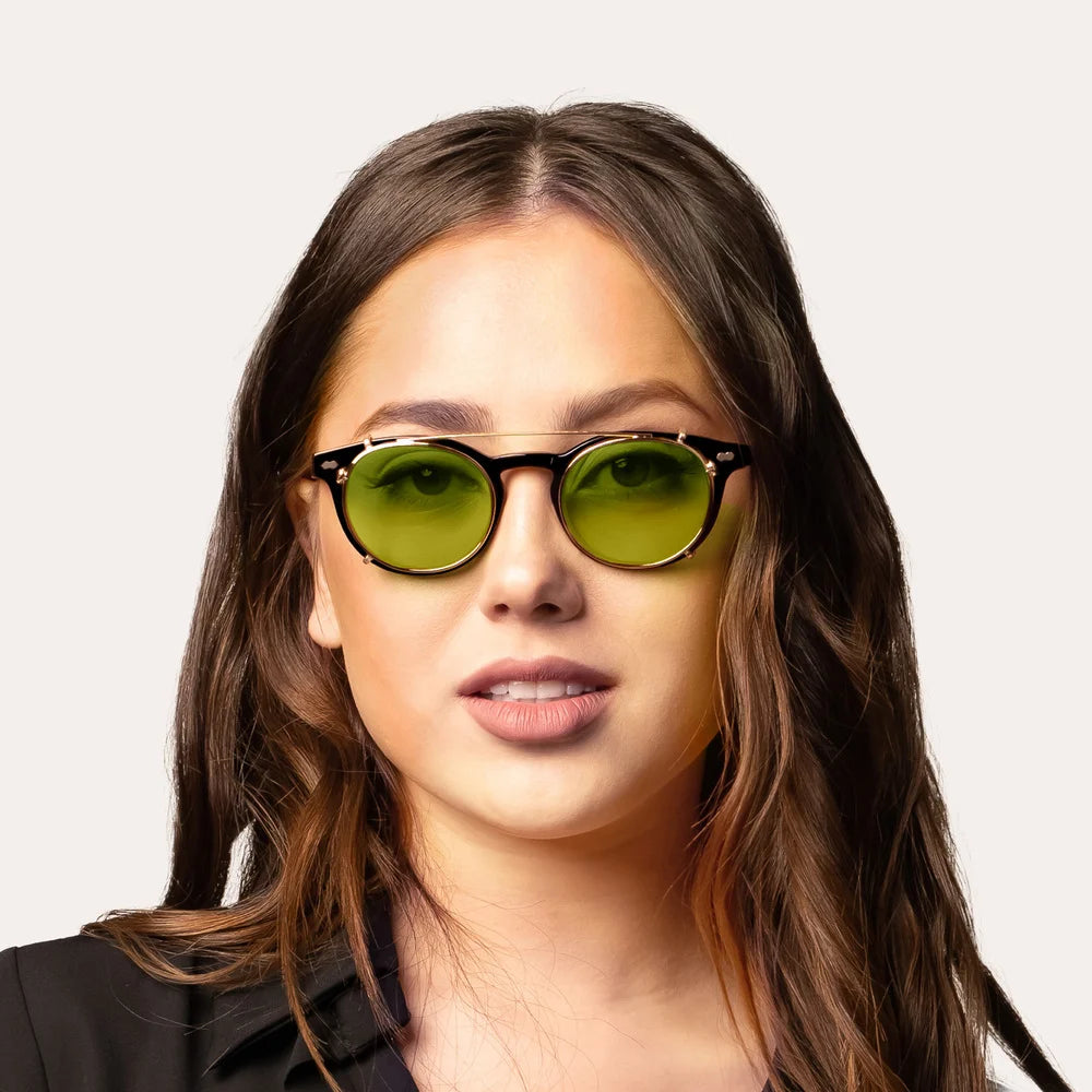 Scheveningen Black With Sun Clip-on