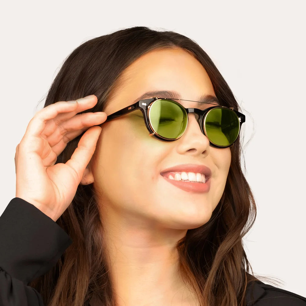 Scheveningen Black With Sun Clip-on