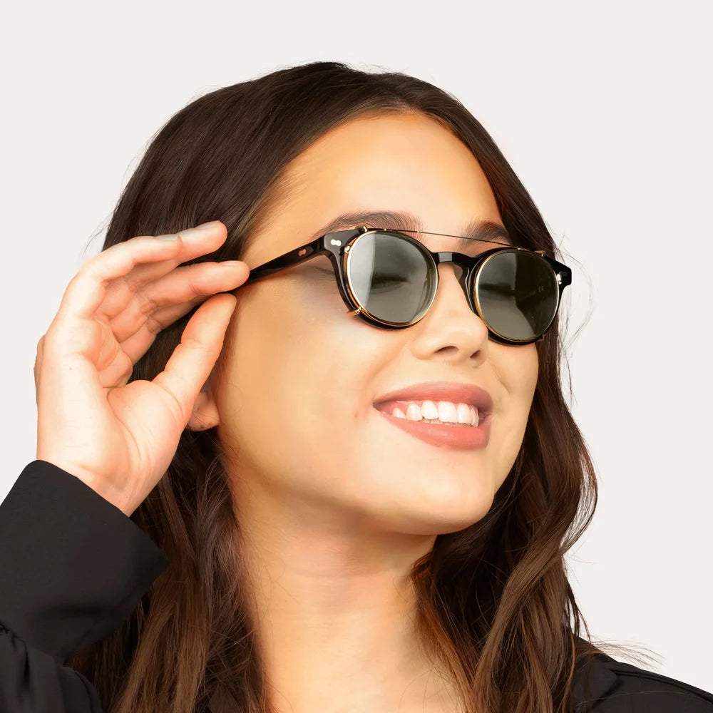 Scheveningen Black With Sun Clip-on
