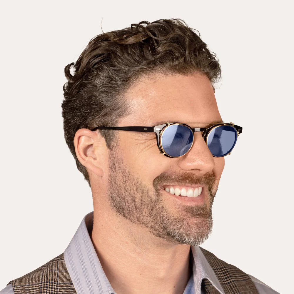 Scheveningen Black With Sun Clip-on