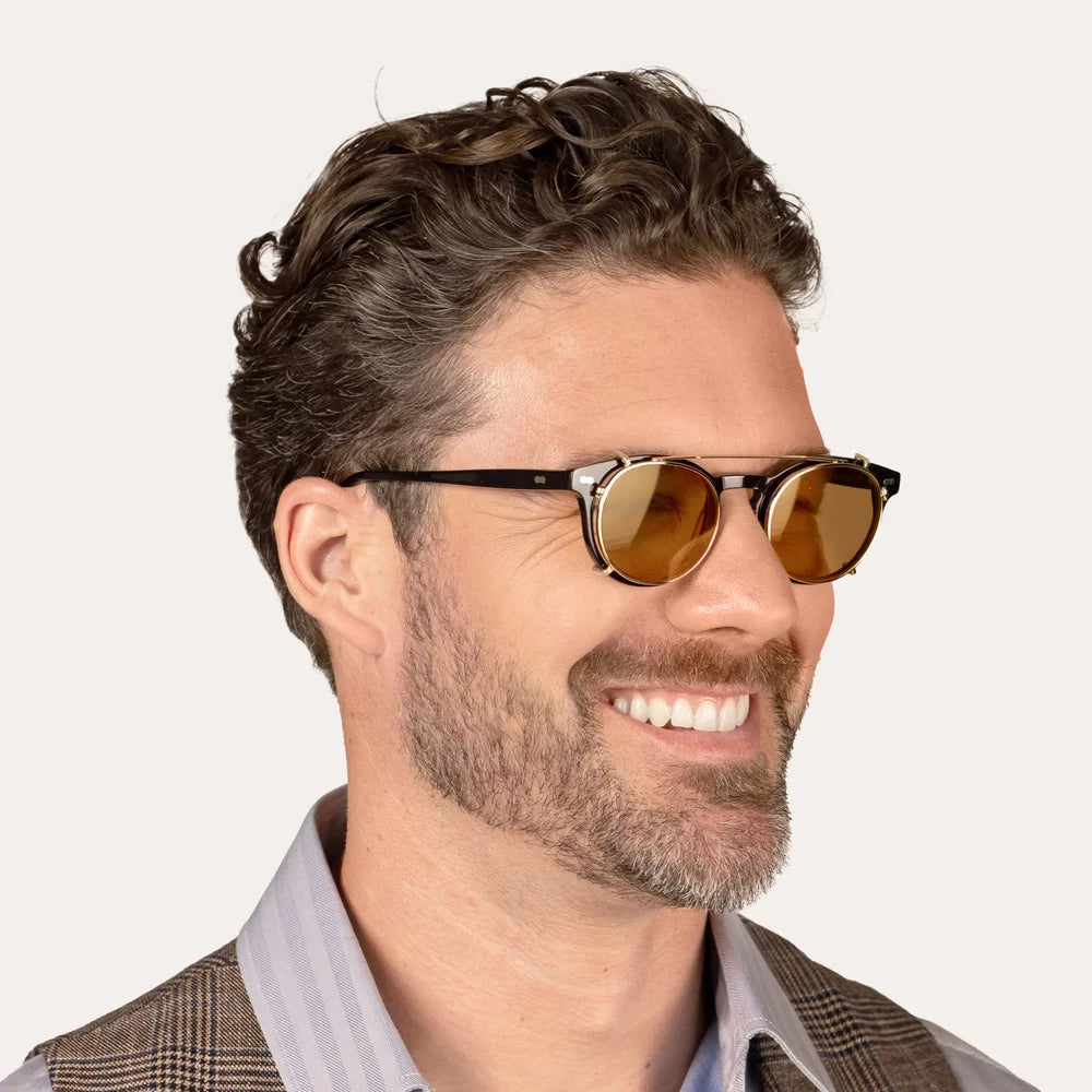 Scheveningen Black With Sun Clip-on