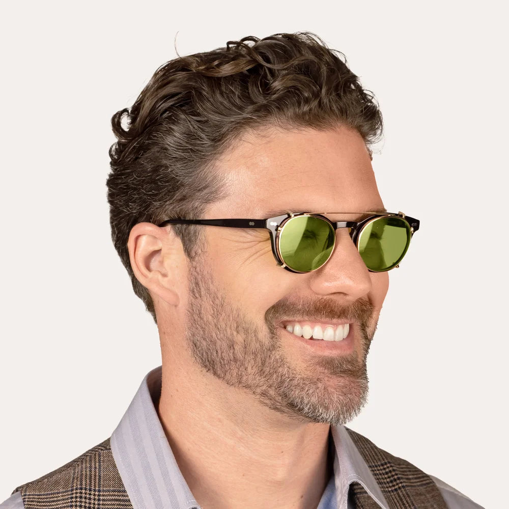 Scheveningen Black With Sun Clip-on